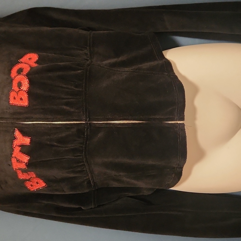 ⚜️Dolls Kill x Betty Boop "Such A Flirty Toon" Zip Up Corset Sweater/Jacket, 1X - Picture 8 of 15